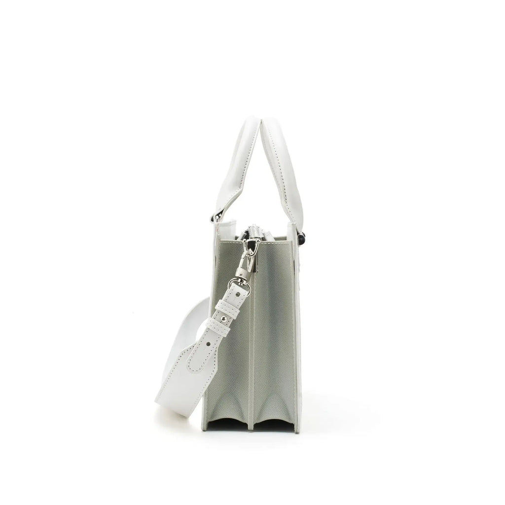 Monroe Petite Grey Satchel Bag - Lino Perros