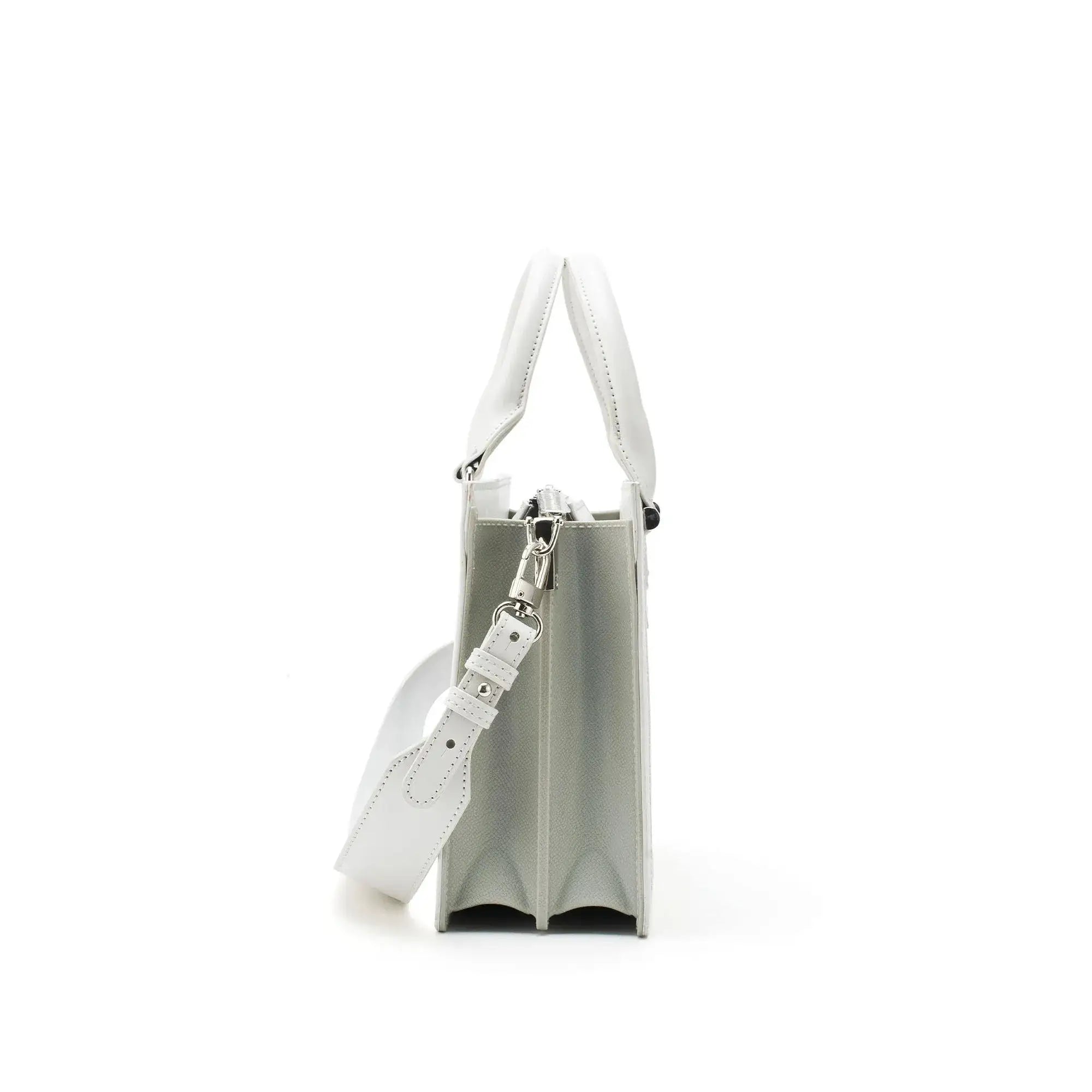 Monroe Petite Grey Satchel Bag - Lino Perros