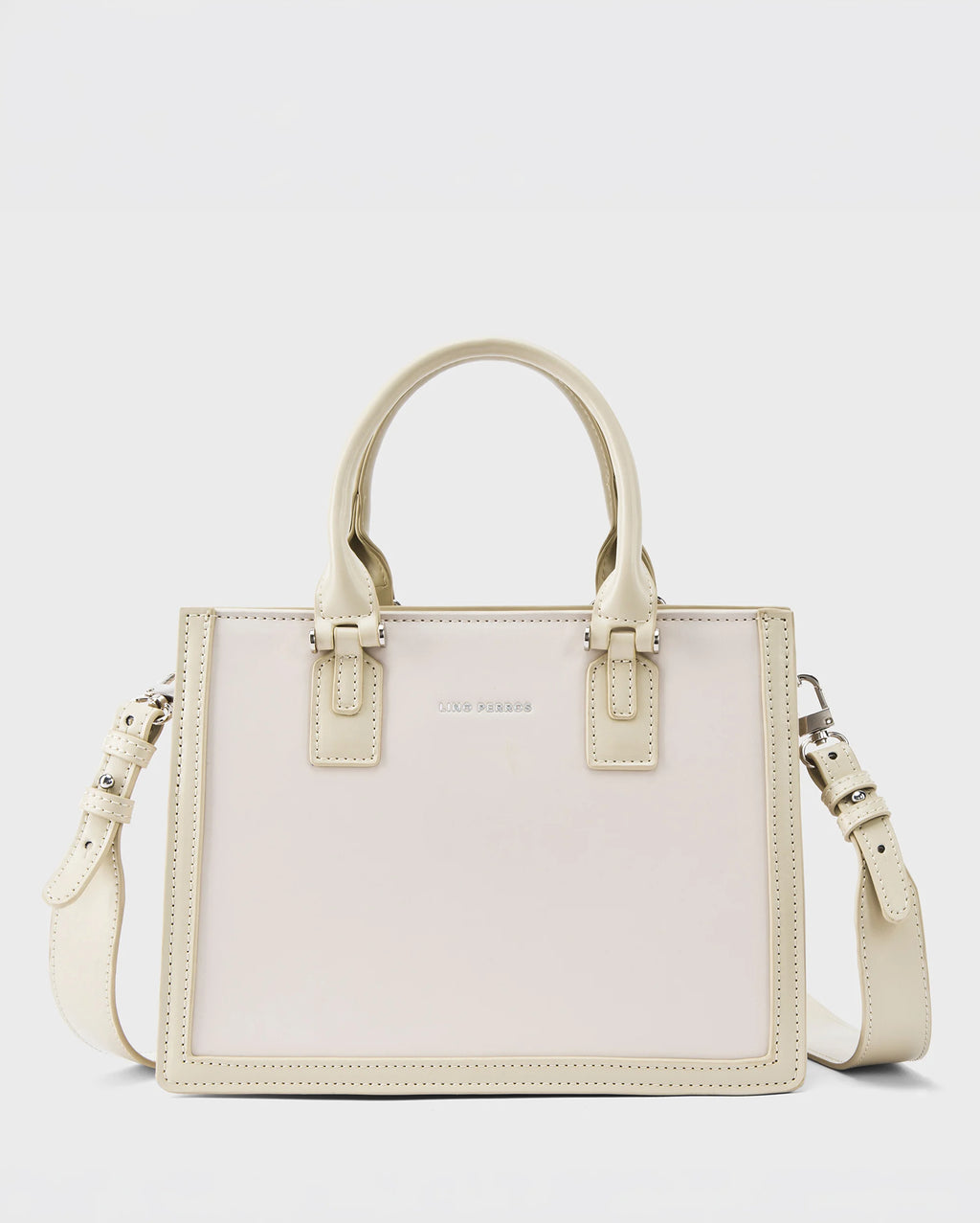 Monroe Petite Off-White Satchel Bag