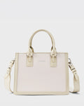 Monroe Petite Off-White Satchel Bag