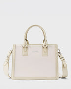Monroe Petite Off-White Satchel Bag