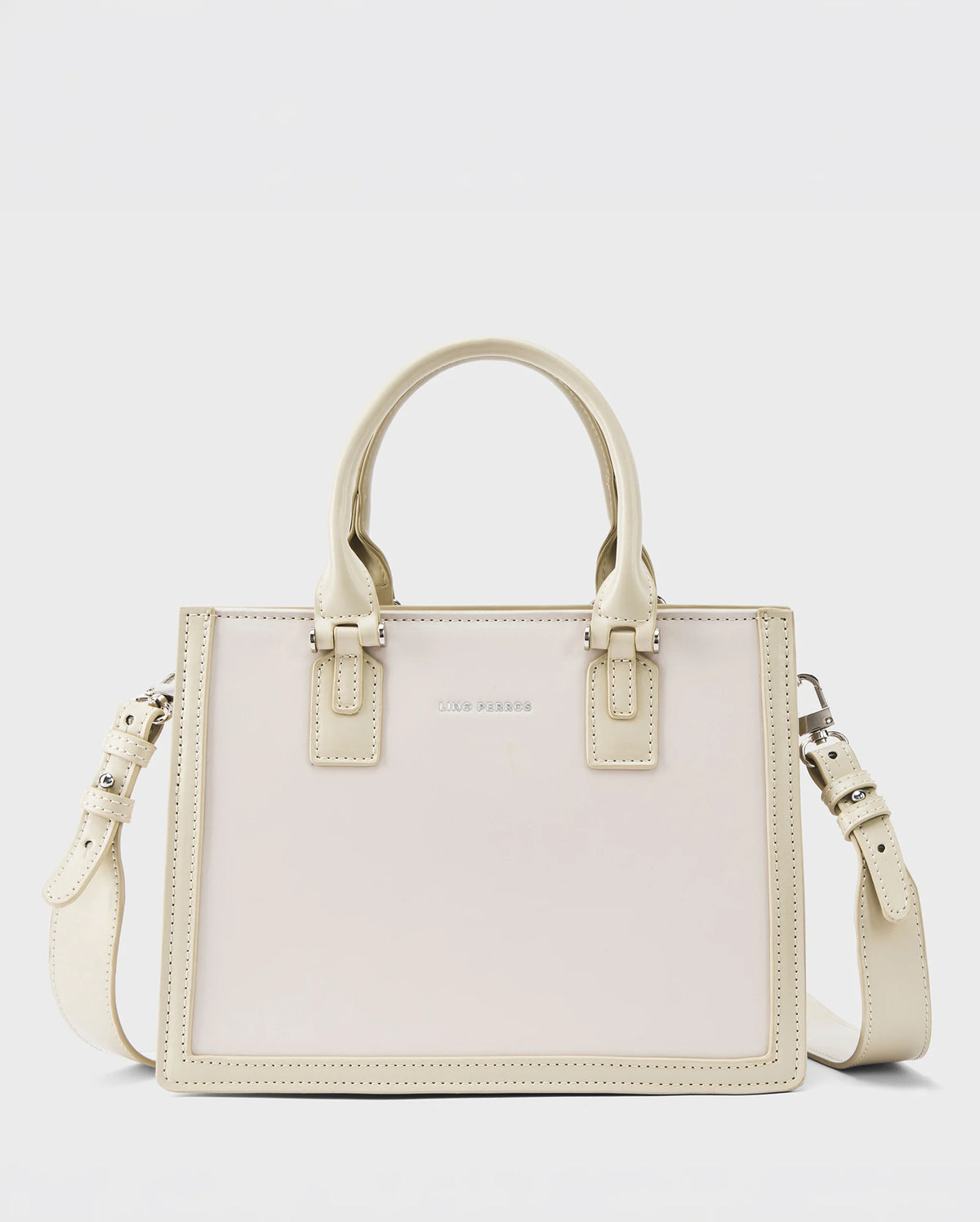 Monroe Petite Off-White Satchel Bag