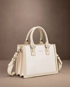 Monroe Petite Off-White Satchel Bag
