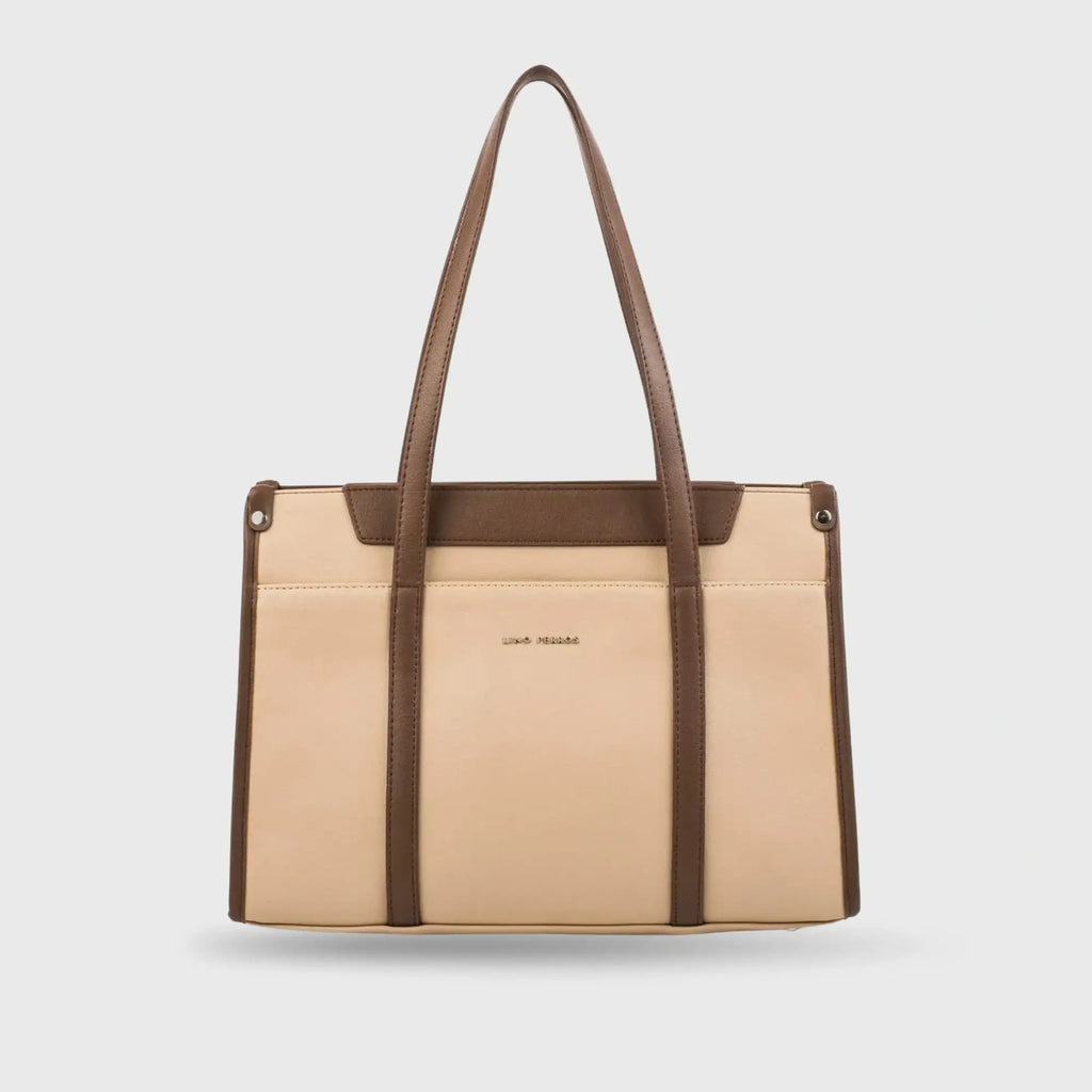 Monroe Dual Color Beige Tote bag - Lino Perros