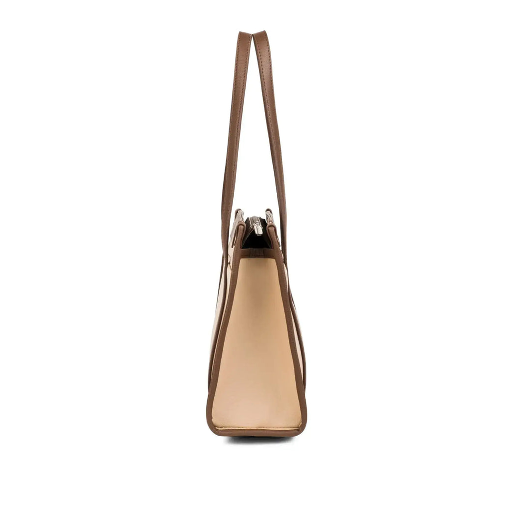 Monroe Dual Color Beige Tote bag - Lino Perros