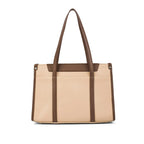 Monroe Dual Color Beige Tote bag - Lino Perros