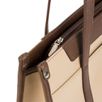 Monroe Dual Color Beige Tote bag - Lino Perros