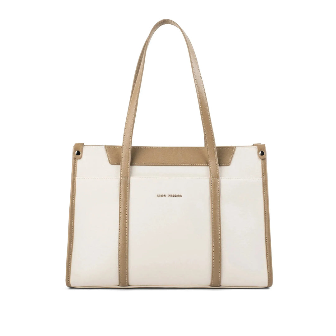 Buy Monroe Dual Color Off White Tote bag Lino Perros
