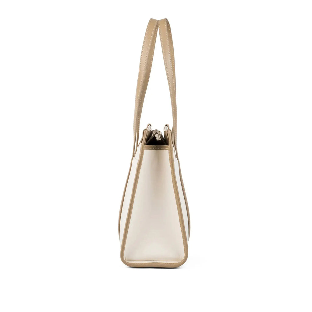 Monroe Dual Color Off White Tote bag - Lino Perros