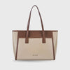 Monroe Dual Color Beige Tote Bag - Lino Perros