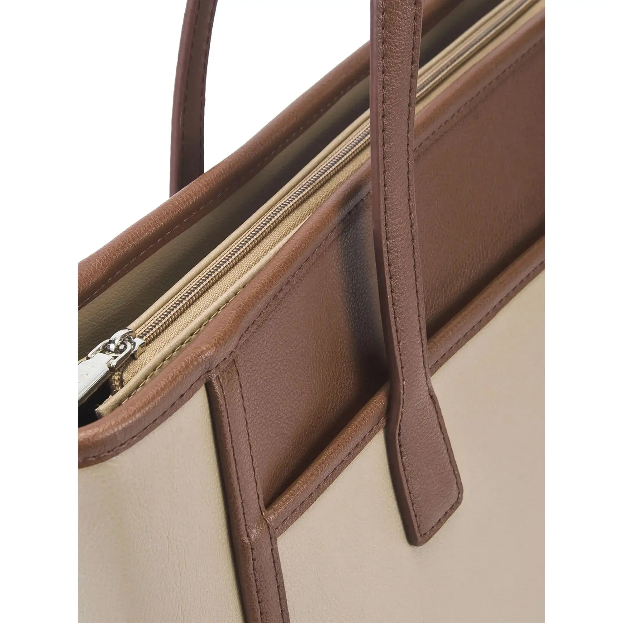 Monroe Dual Color Beige Tote Bag - Lino Perros