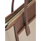 Monroe Dual Color Beige Tote Bag - Lino Perros