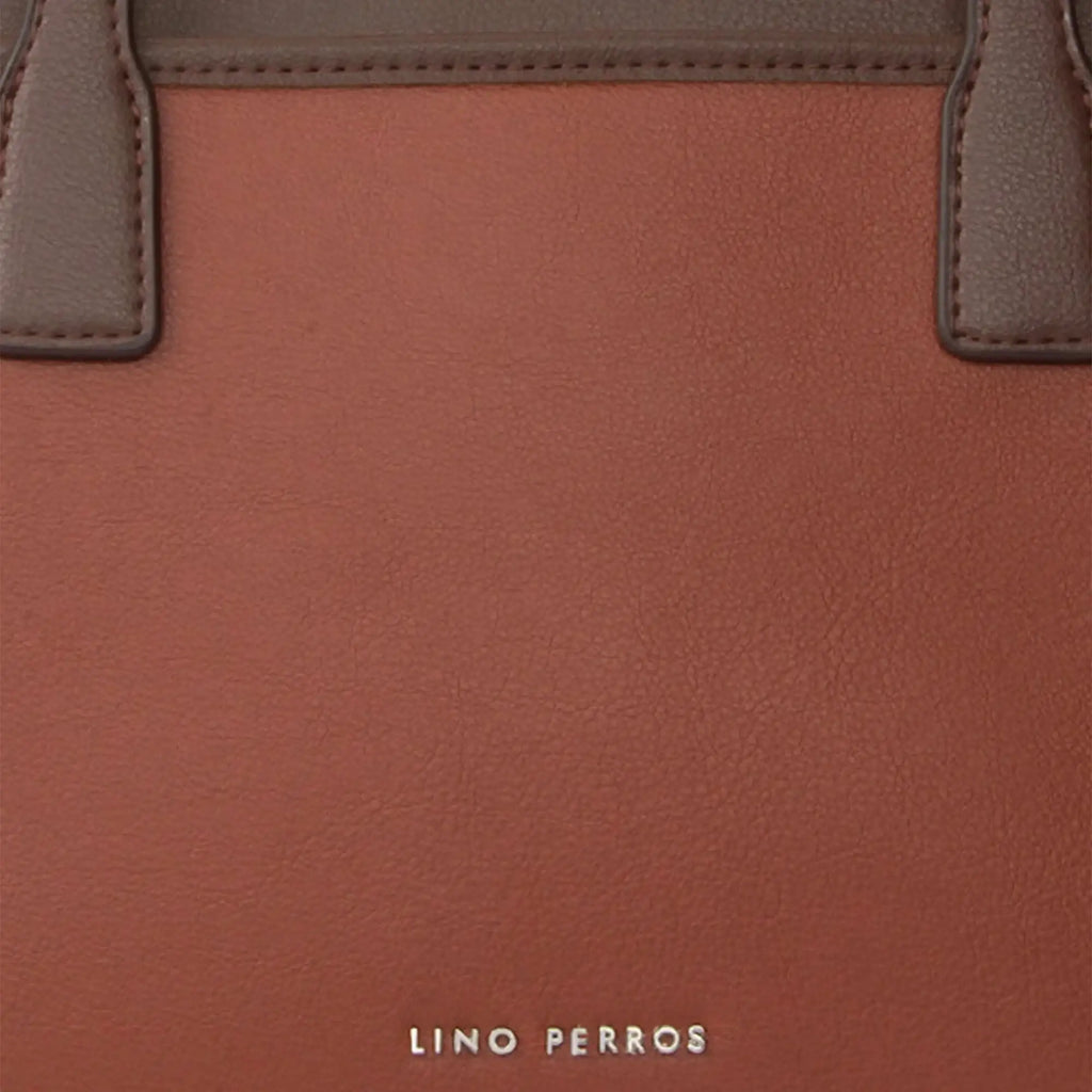 Monroe Dual Color Tan Tote Bag - Lino Perros