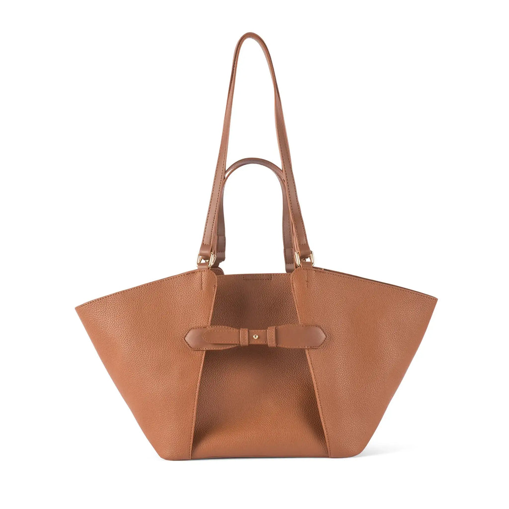Ella Poise Brown Tote Bag - Lino Perros