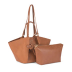 Ella Poise Brown Tote Bag - Lino Perros