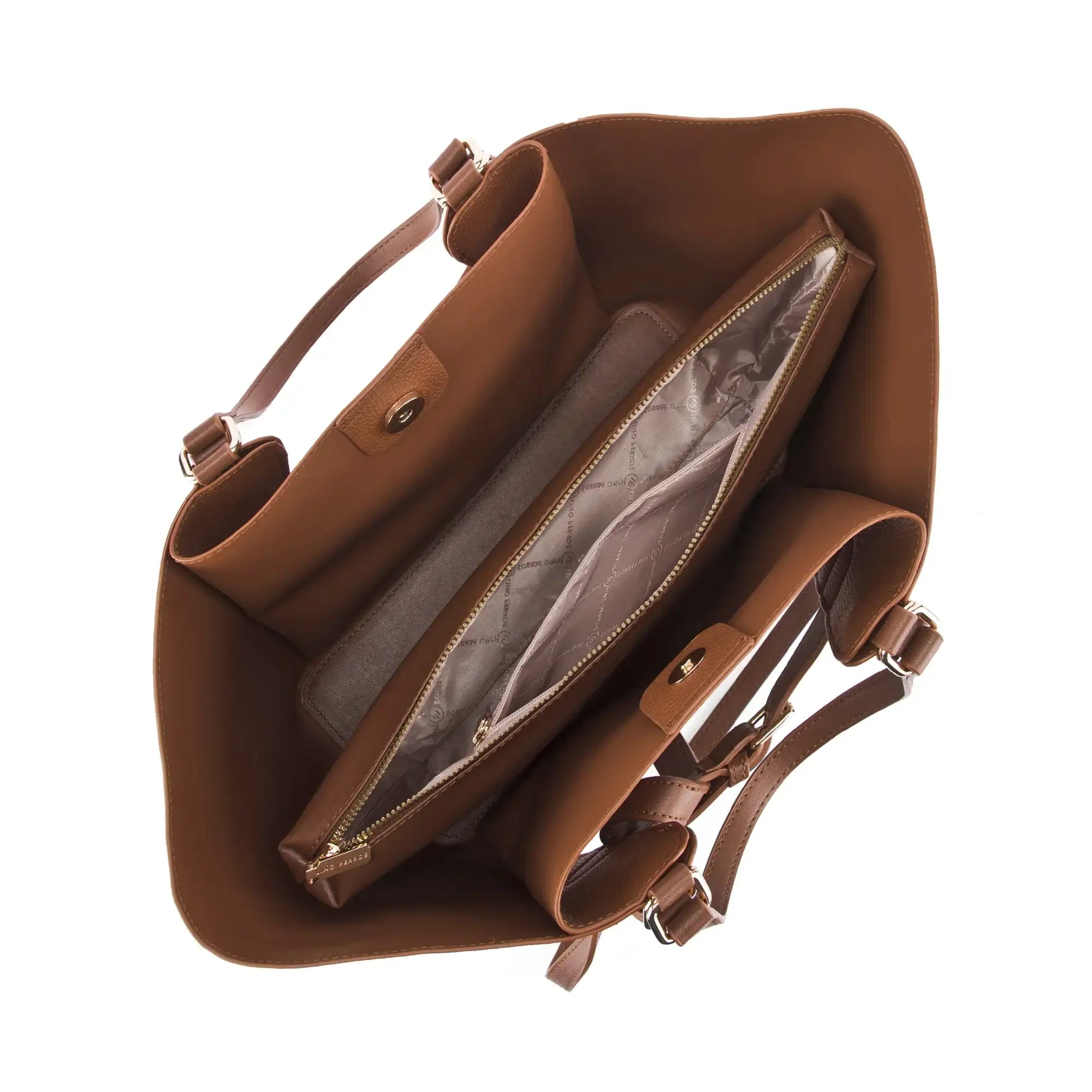 Ella Poise Brown Tote Bag - Lino Perros