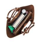 Ella Poise Brown Tote Bag - Lino Perros