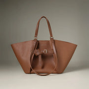Ella Poise Brown Tote Bag