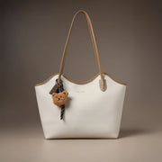 Avril Echo Off-White Tote Bag