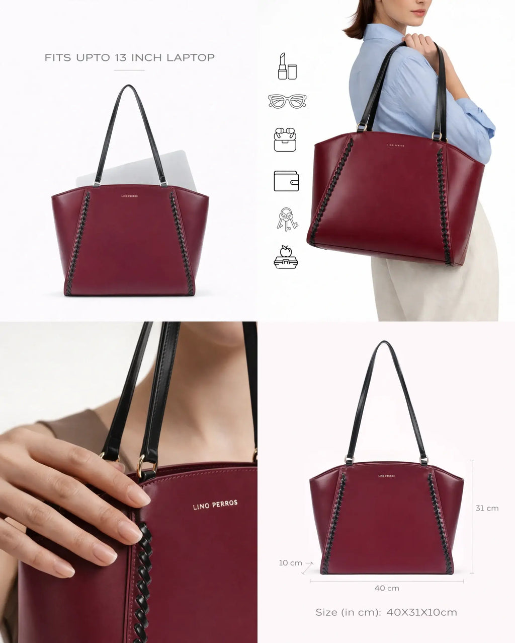 Ella Dawn Cherry Tote Bag - Lino Perros