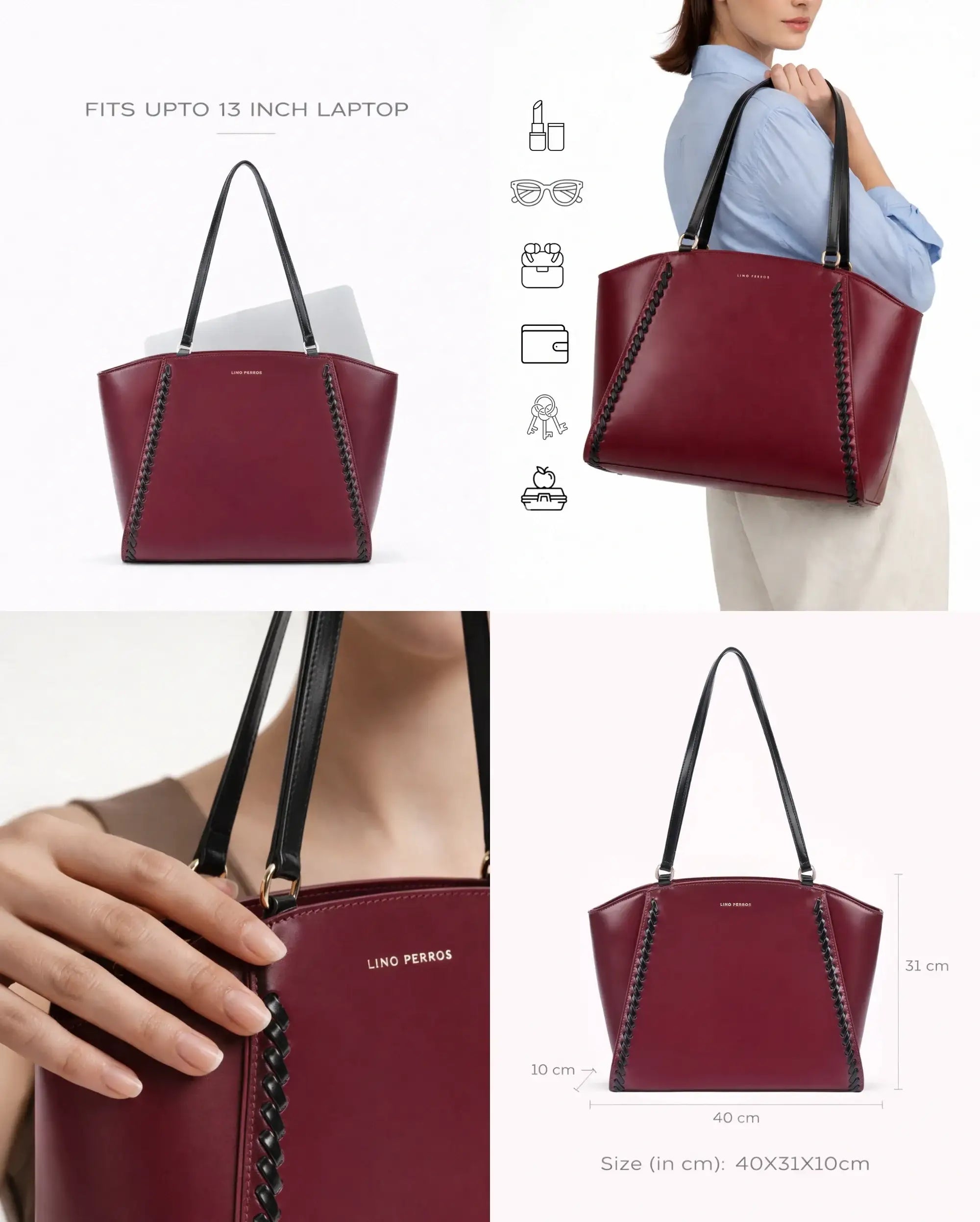 Ella Dawn Cherry Tote Bag - Lino Perros