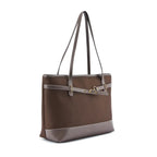 Avril Dune Brown Tote Bag - Lino Perros