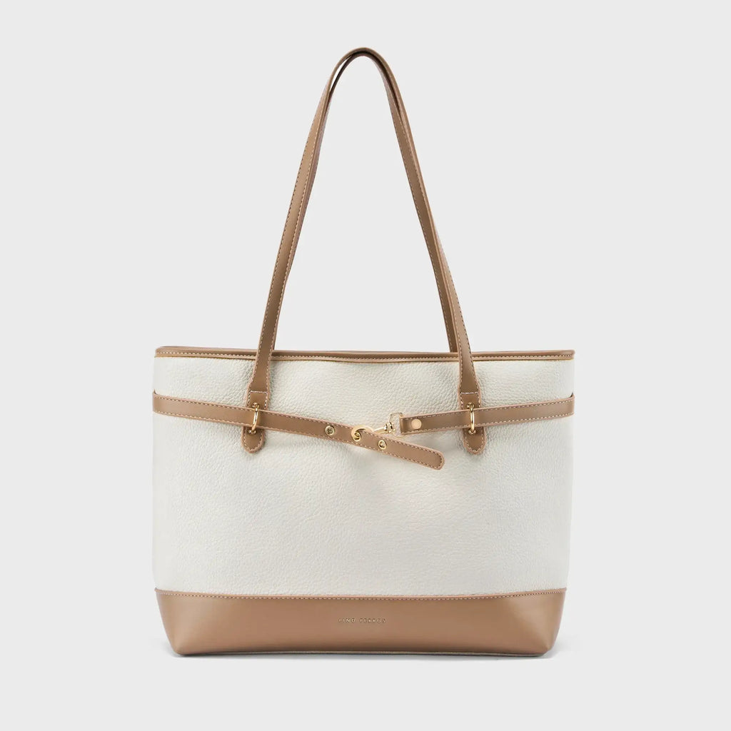 Avril Dune Off-White Tote Bag - Lino Perros