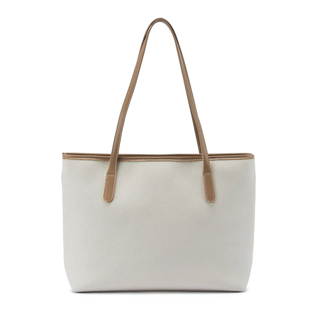 Avril Dune Off-White Tote Bag - Lino Perros