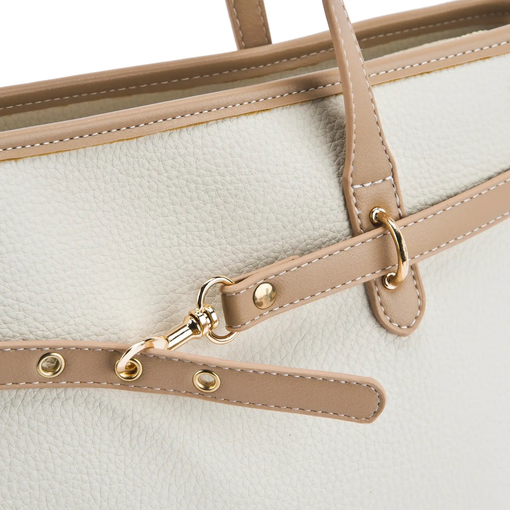 Avril Dune Off-White Tote Bag - Lino Perros