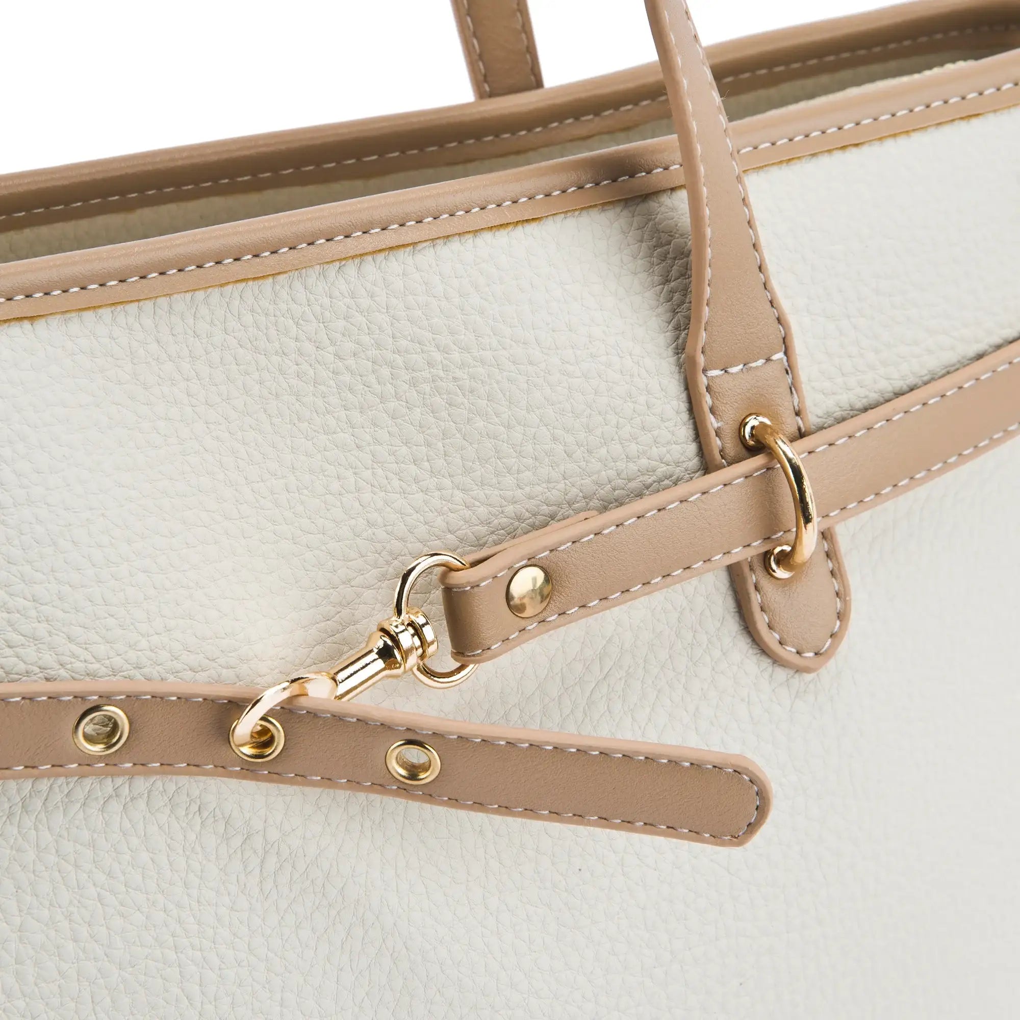 Avril Dune Off-White Tote Bag - Lino Perros
