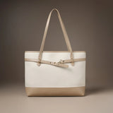 Avril Dune Off-White Tote Bag