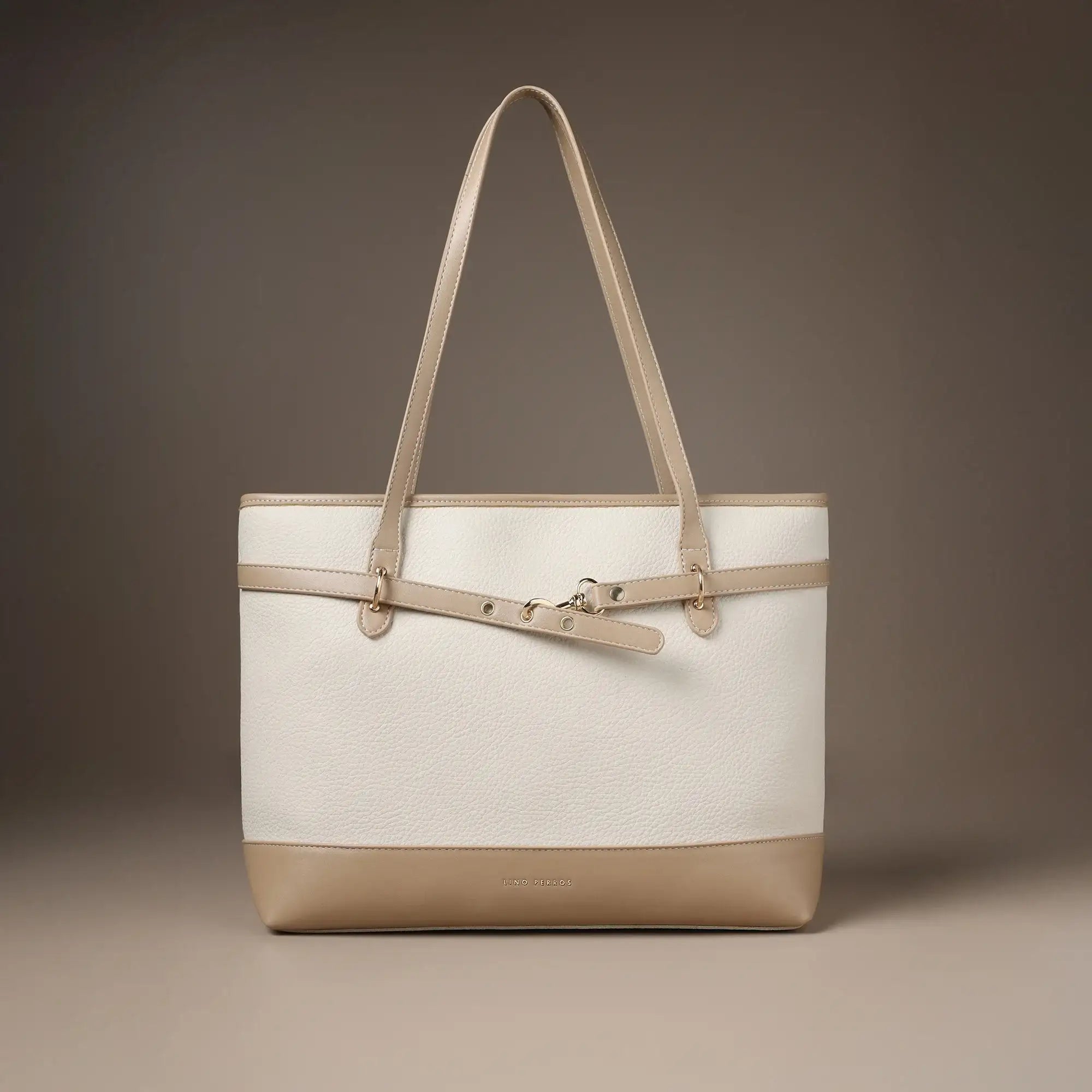 Avril Dune Off-White Tote Bag - Lino Perros