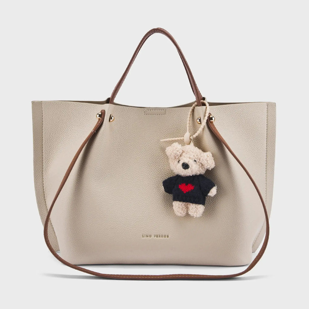 Avril Halo Beige Tote Bag - Lino Perros