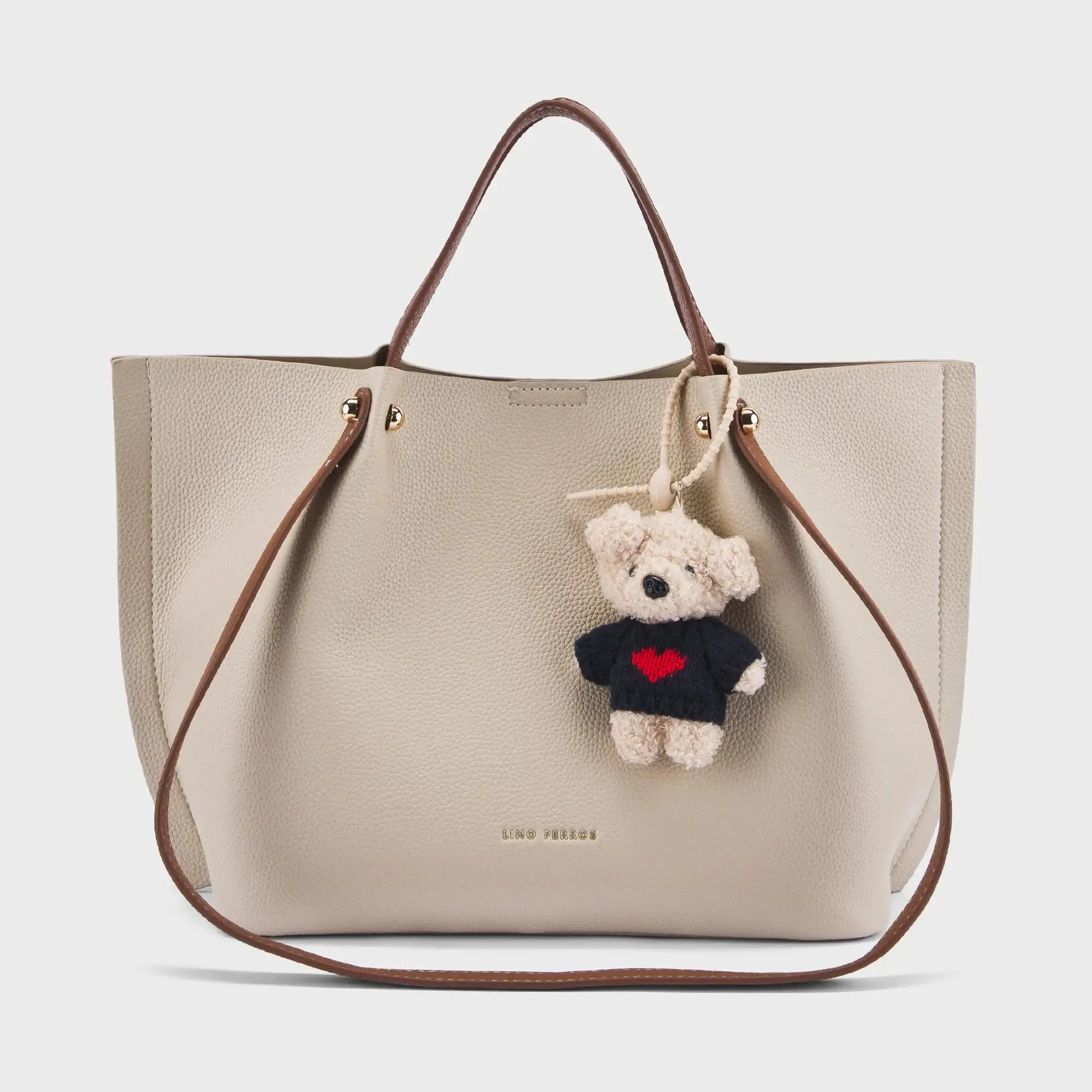 Avril Halo Beige Tote Bag - Lino Perros