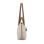 Avril Halo Beige Tote Bag - Lino Perros