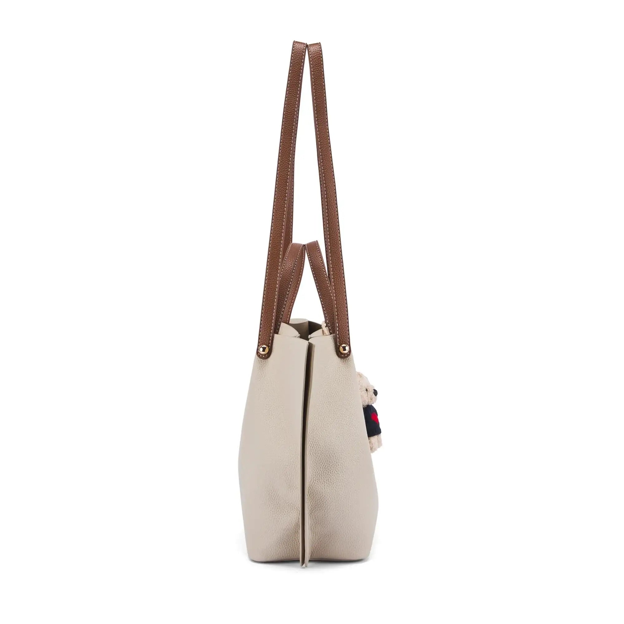Avril Halo Beige Tote Bag - Lino Perros