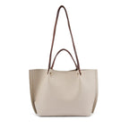 Avril Halo Beige Tote Bag - Lino Perros