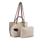 Avril Halo Beige Tote Bag - Lino Perros