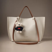 Avril Halo Beige Tote Bag