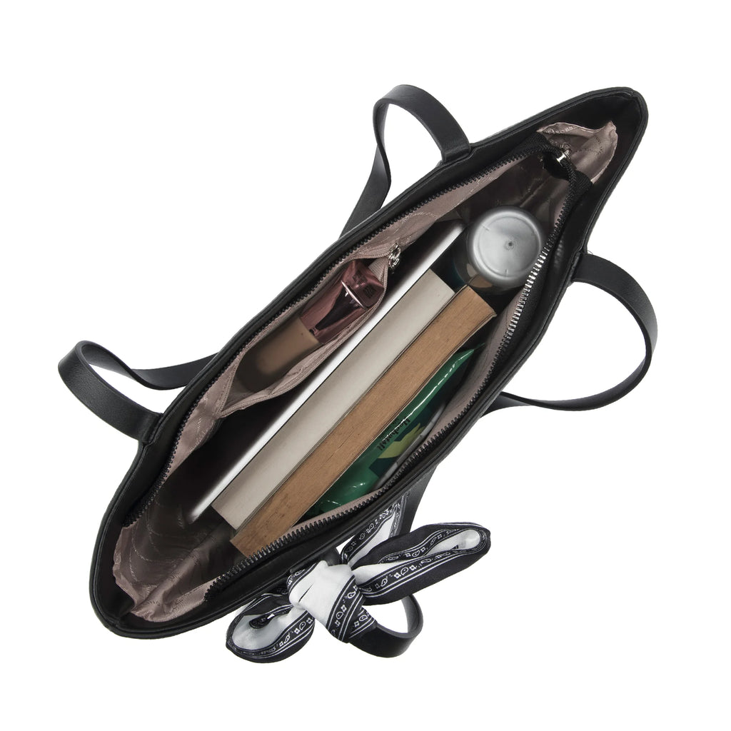 Avril Grace Grey Tote Bag - Lino Perros