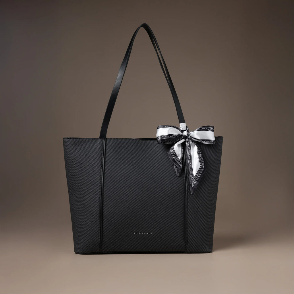 Avril Grace Grey Tote Bag - Lino Perros