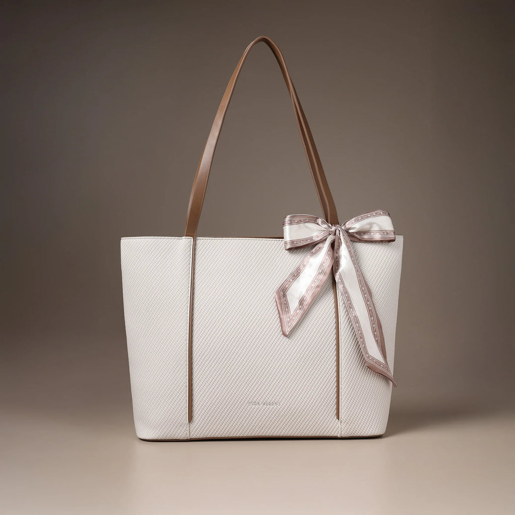 Avril Grace Off-White Tote Bag - Lino Perros