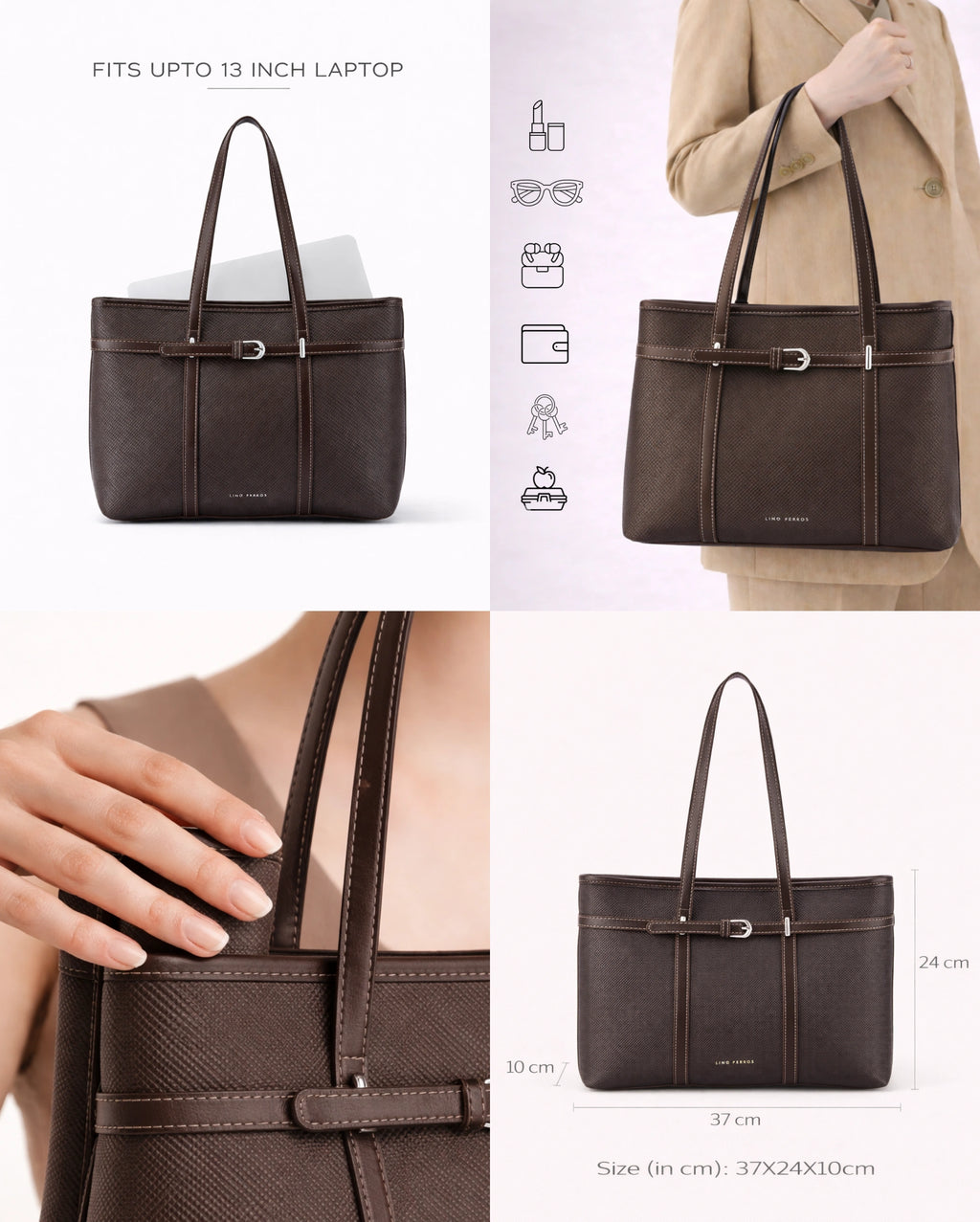 Monroe Timeless Coffee Tote Bag - Lino Perros