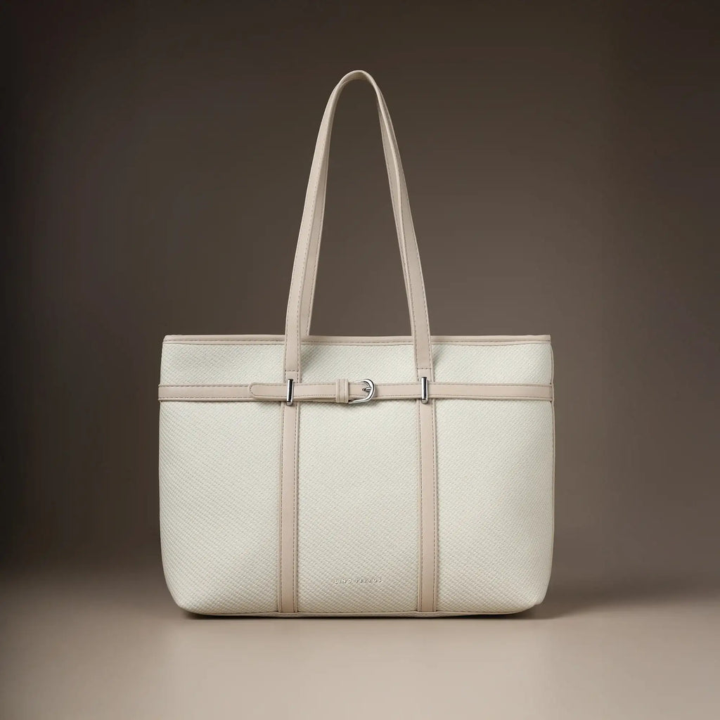 Monroe Timeless Off-White Tote Bag - Lino Perros