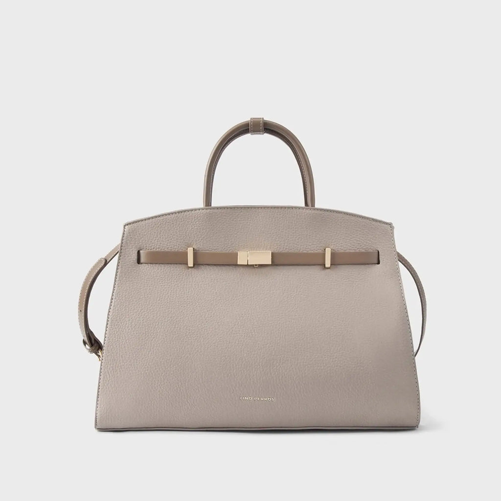 Monroe Clara Beige Satchel - Lino Perros