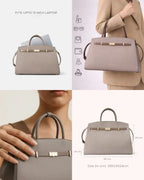 Monroe Clara Beige Satchel - Lino Perros