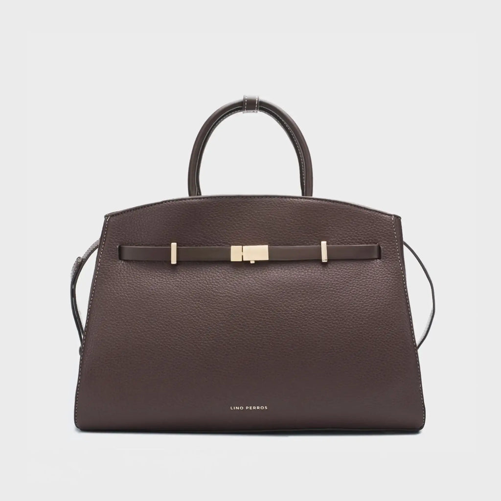 Monroe Clara Coffee Satchel - Lino Perros