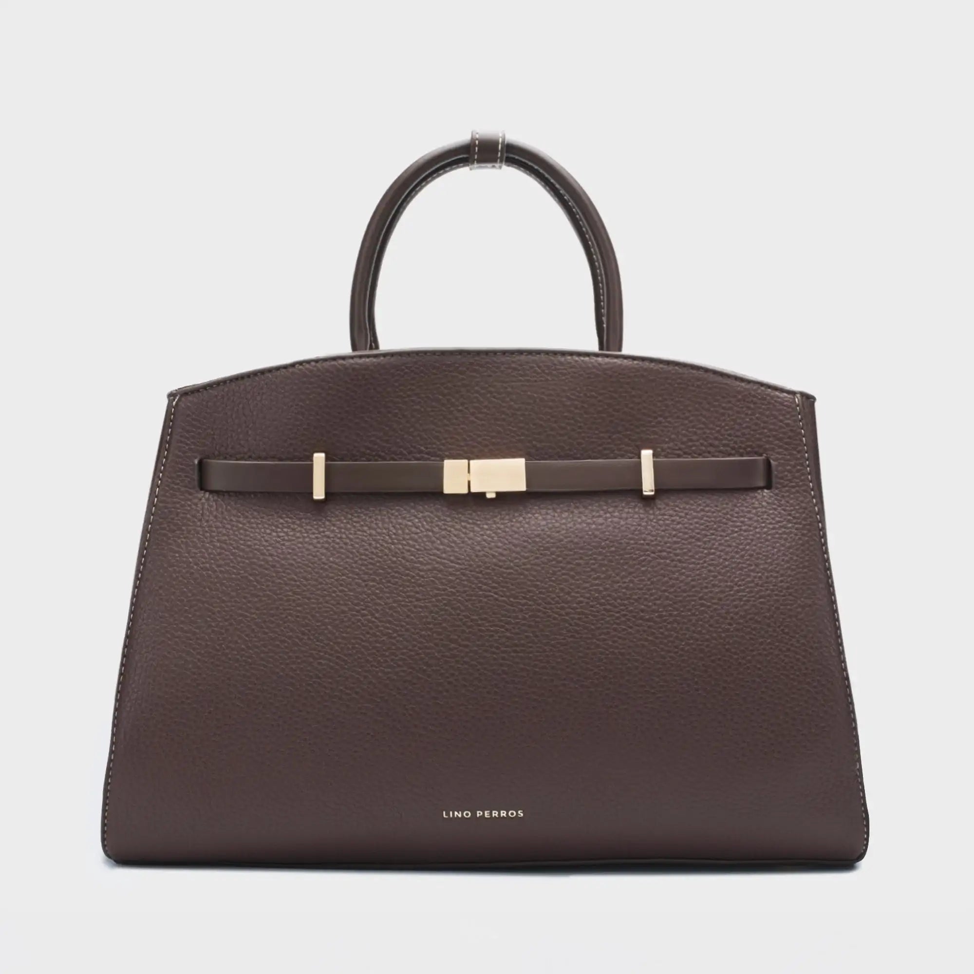 Monroe Clara Coffee Satchel - Lino Perros