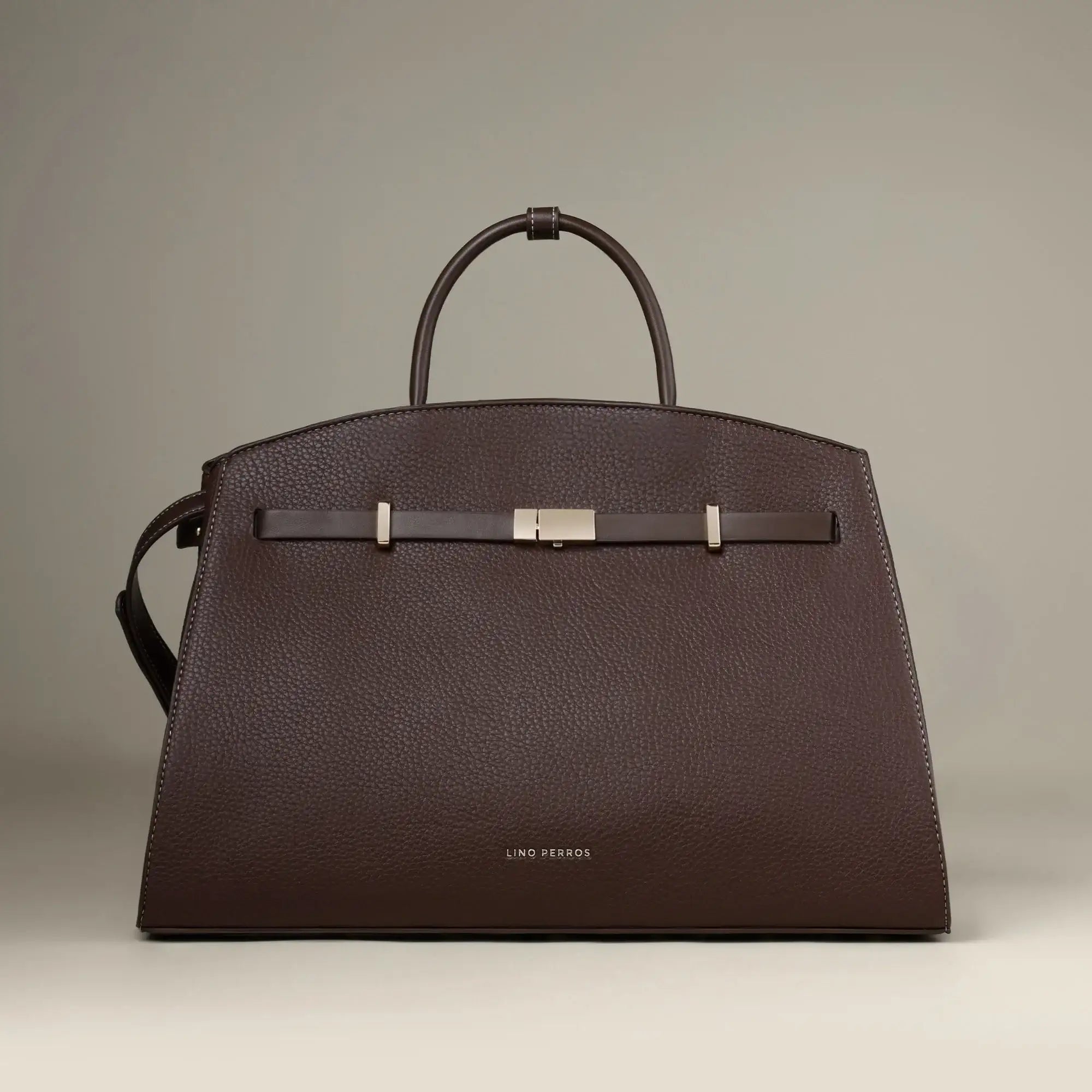 Monroe Clara Coffee Satchel - Lino Perros
