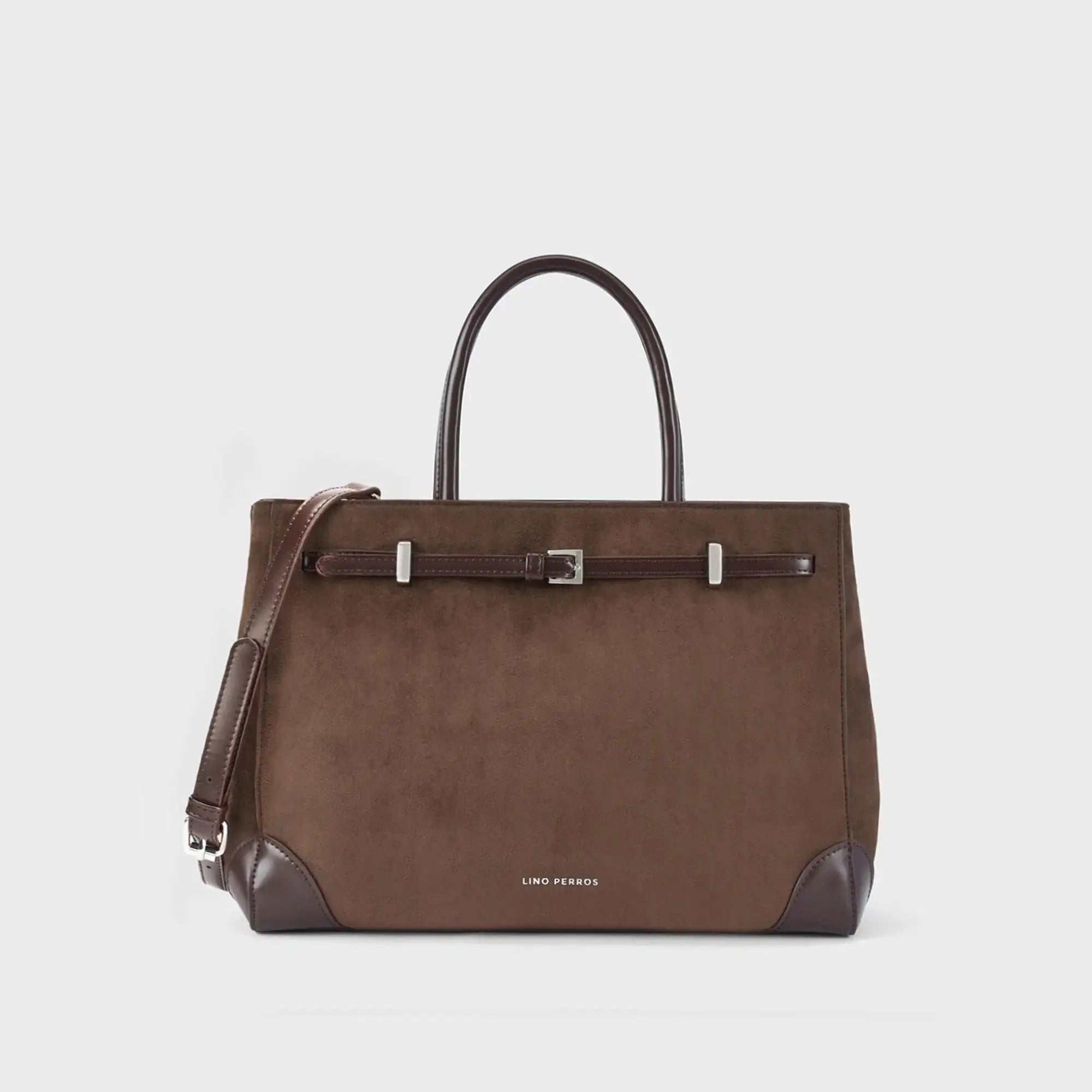 Monroe Amaris Brown Satchel - Lino Perros
